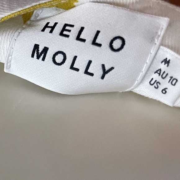 Hello Molly Halter Floral Mini Dress Summer Resort Vacation Festival Wedding - Picture 4 of 8